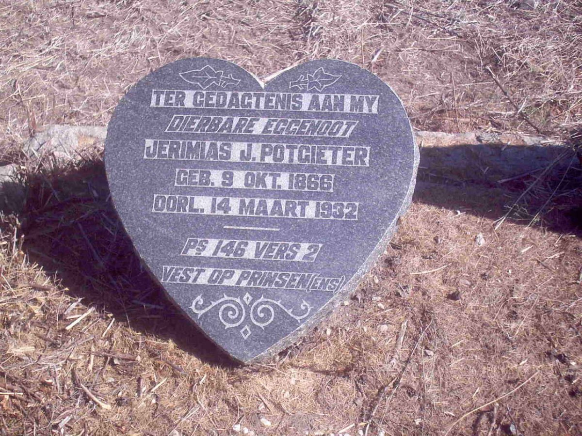 POTGIETER Jerimias J. 1866-1932