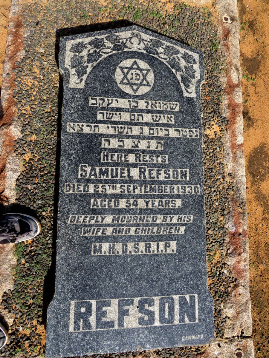 REFSON Samuel -1930