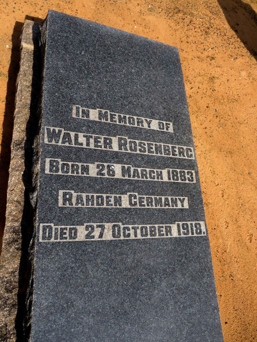 ROSENBERG Walter 1883-1918