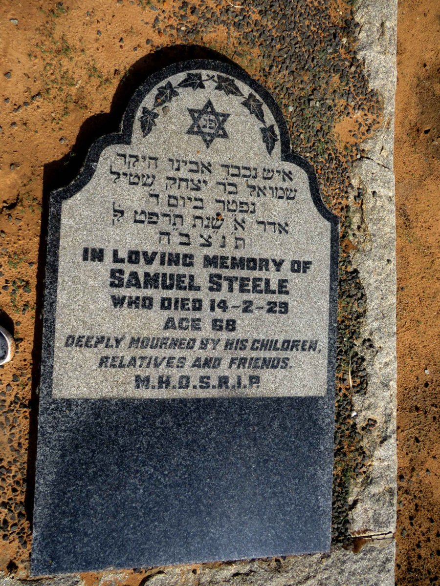 STEELE Samuel -1929