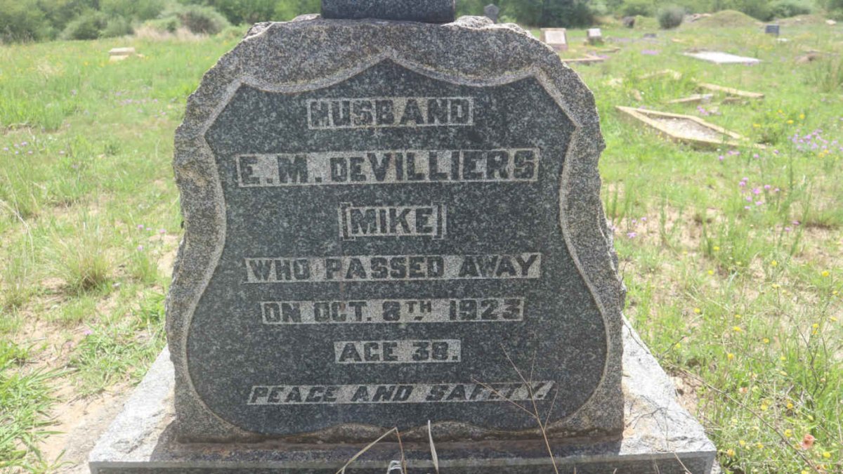 VILLIERS E.M., de -1923 &amp; Jessie -1978
