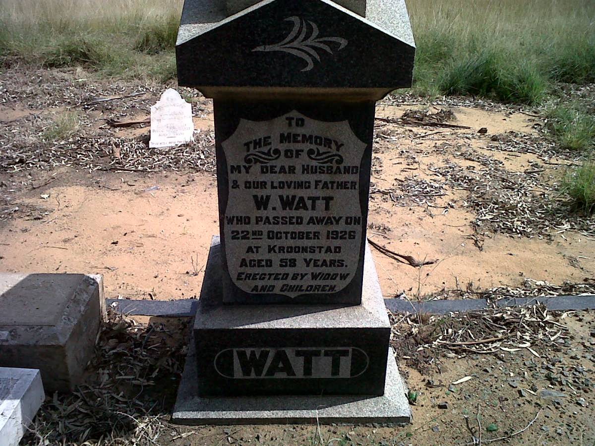 WATT W. -1926