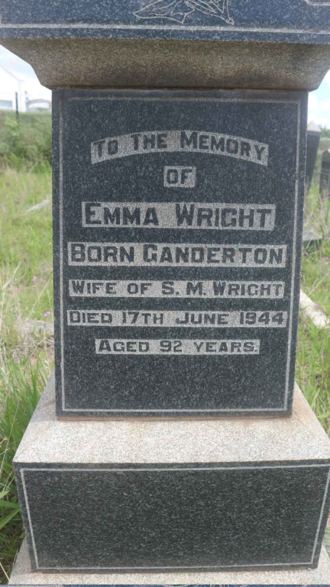 WRIGHT Emma nee GANDERTON -1944