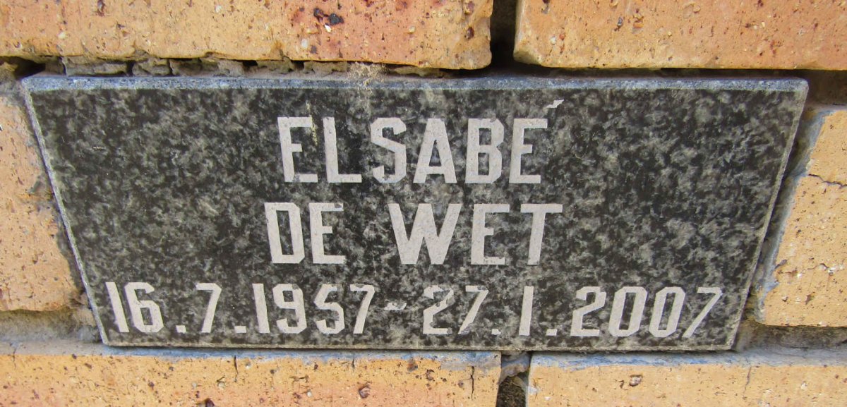 WET Elsabe, de 1957-2007
