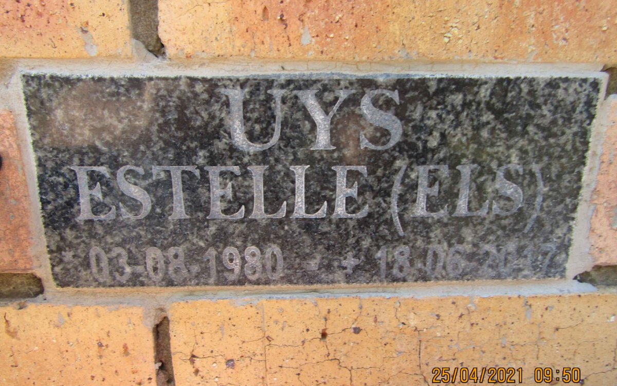 UYS Estelle nee ELS 1980-2017