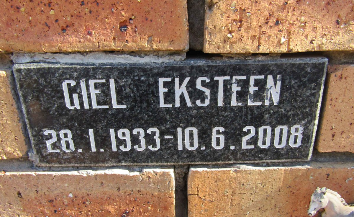 EKSTEEN Giel 1933-2008