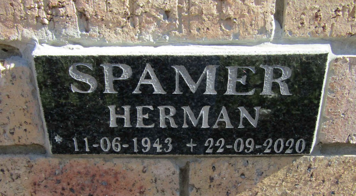 SPAMER Herman 1943-2020