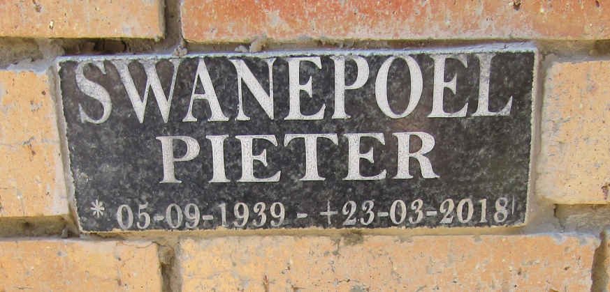 SWANEPOEL Pieter 1939-2018