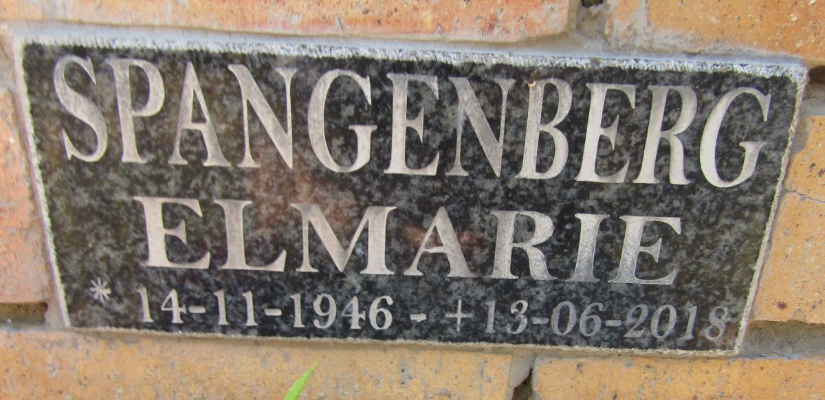 SPANGENBERG Elmarie 1946-2018