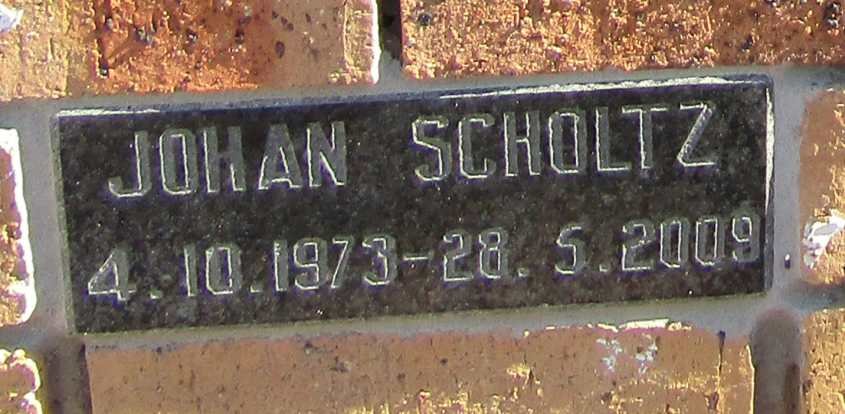 SCHOLTZ Johan 1973-2009