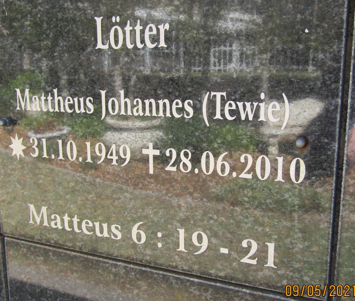 LOTTER Mattheus Johannes 1949-2010
