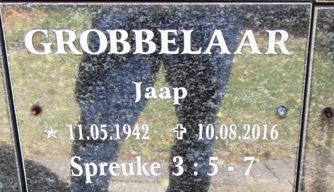 GROBBELAAR Jaap 1942-2016