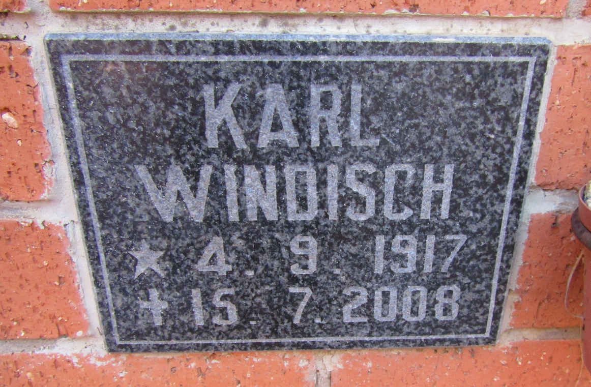 WINDISCH Karl 1917-2008
