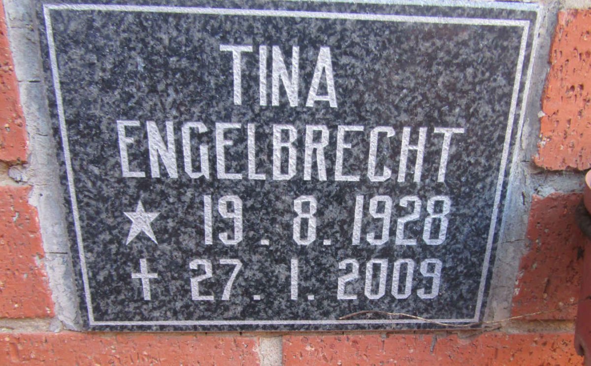 ENGELBRECHT Tina 1928-2009