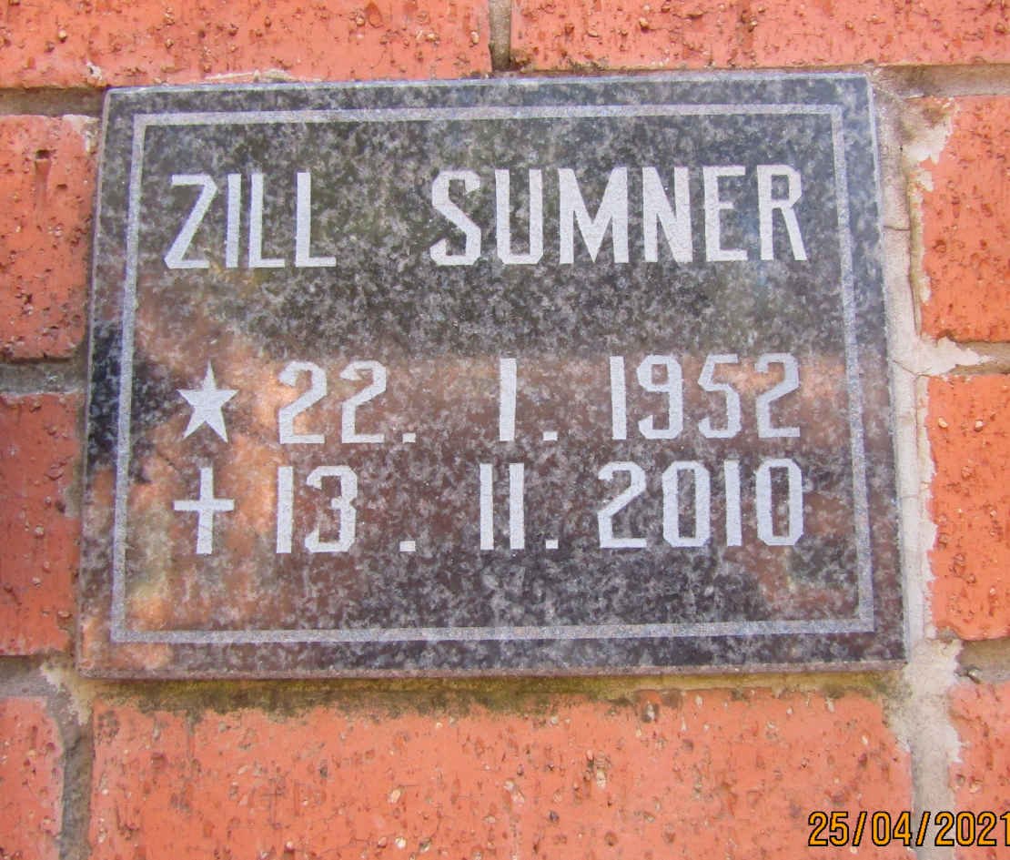 SUMNER Zill 1952-2010