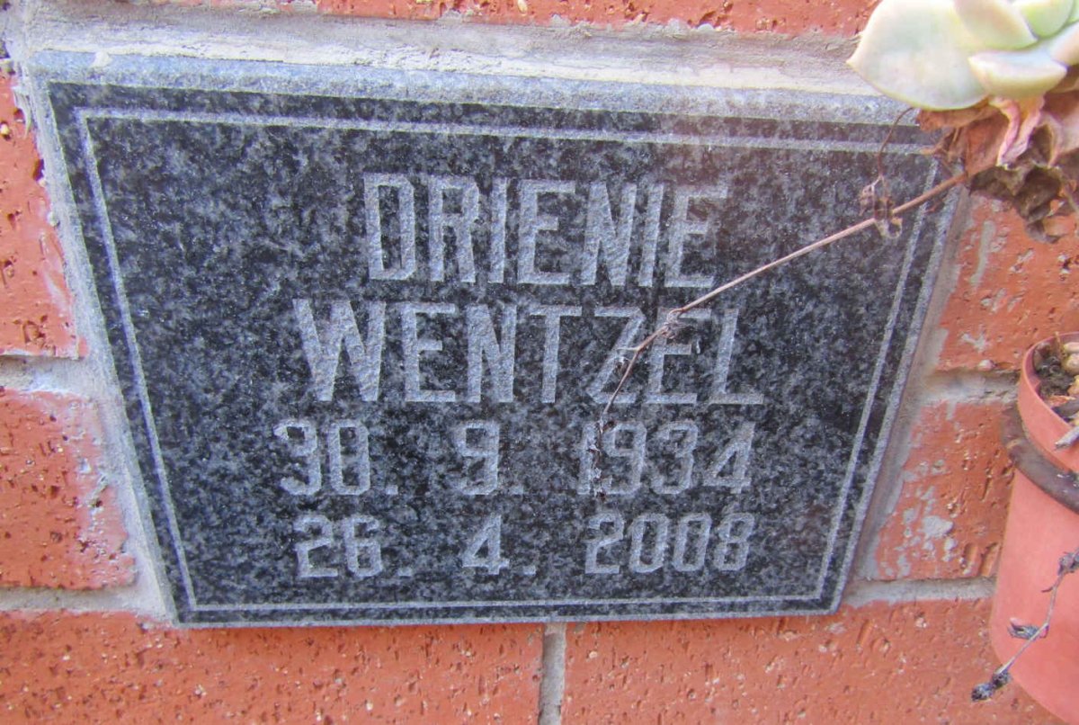 WENTZEL Drienie 1934-2008