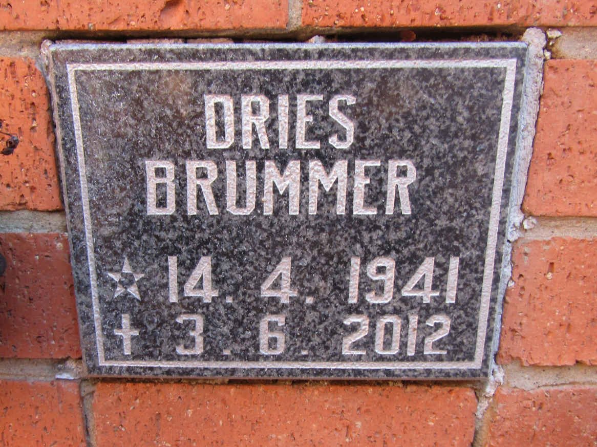 BRUMMER Dries 1941-2012