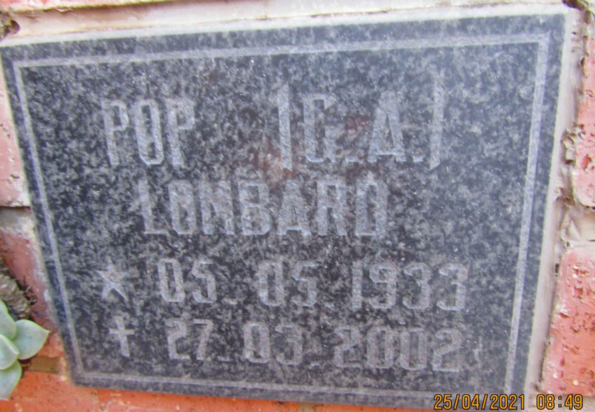 LOMBARD G.A. 1933-2002