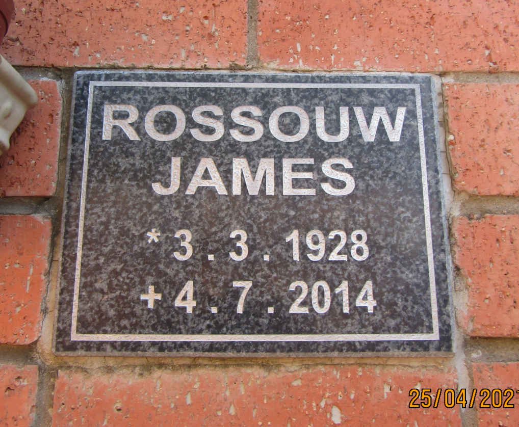 ROSSOUW James 1928-2014