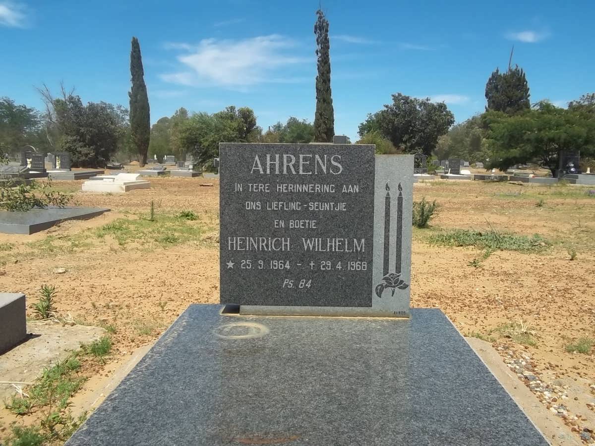 AHRENS Heinrich Wilhelm 1964-1968