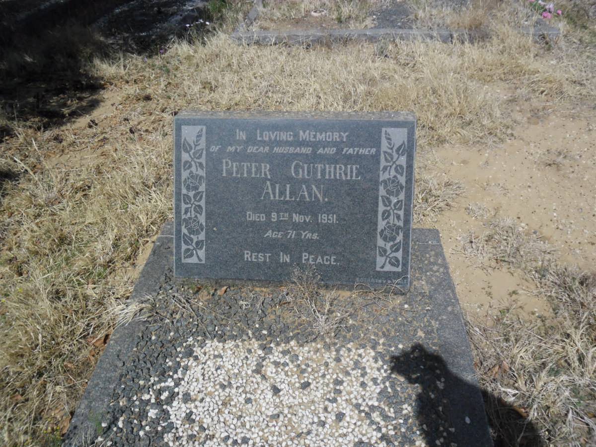 ALLAN Peter Guthrie -1951