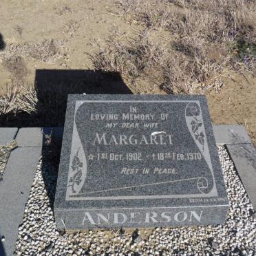 ANDERSON Margaret 1902-1970