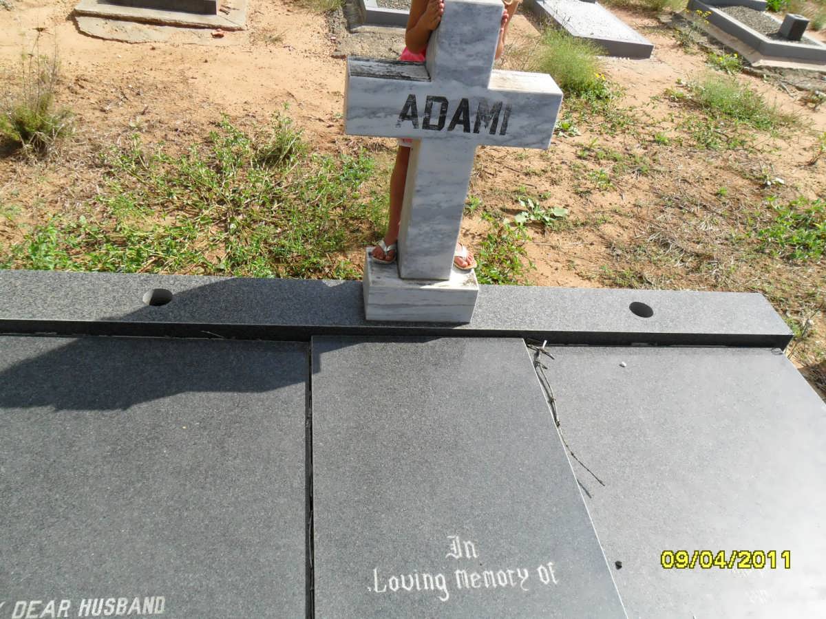 ADAMI George Anthony 1917-1991 &amp; Valerie Veronica Thelma Anne 1928- _1