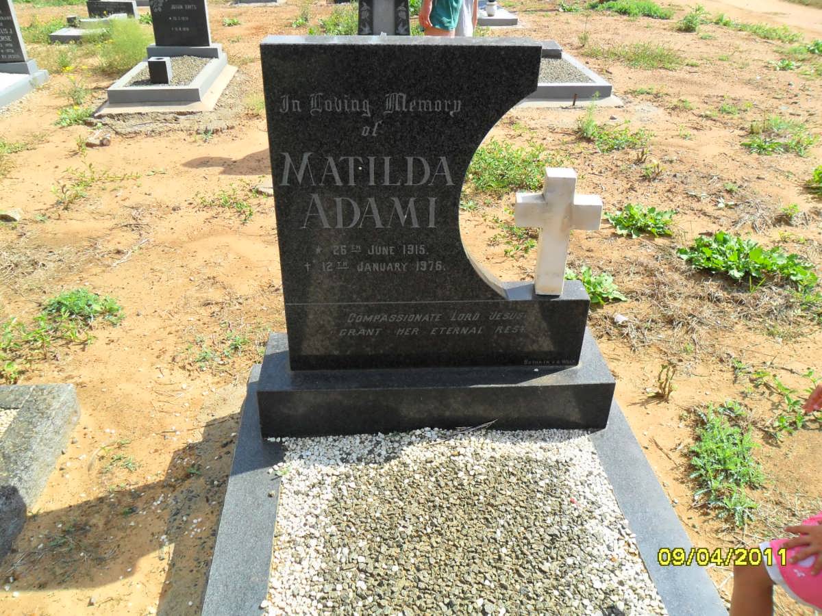 ADAMI Matilda 1915-1976