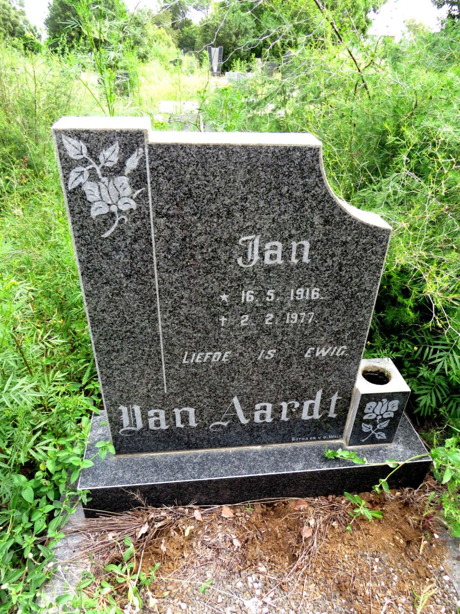 AARDT Jan, van 1916-1977