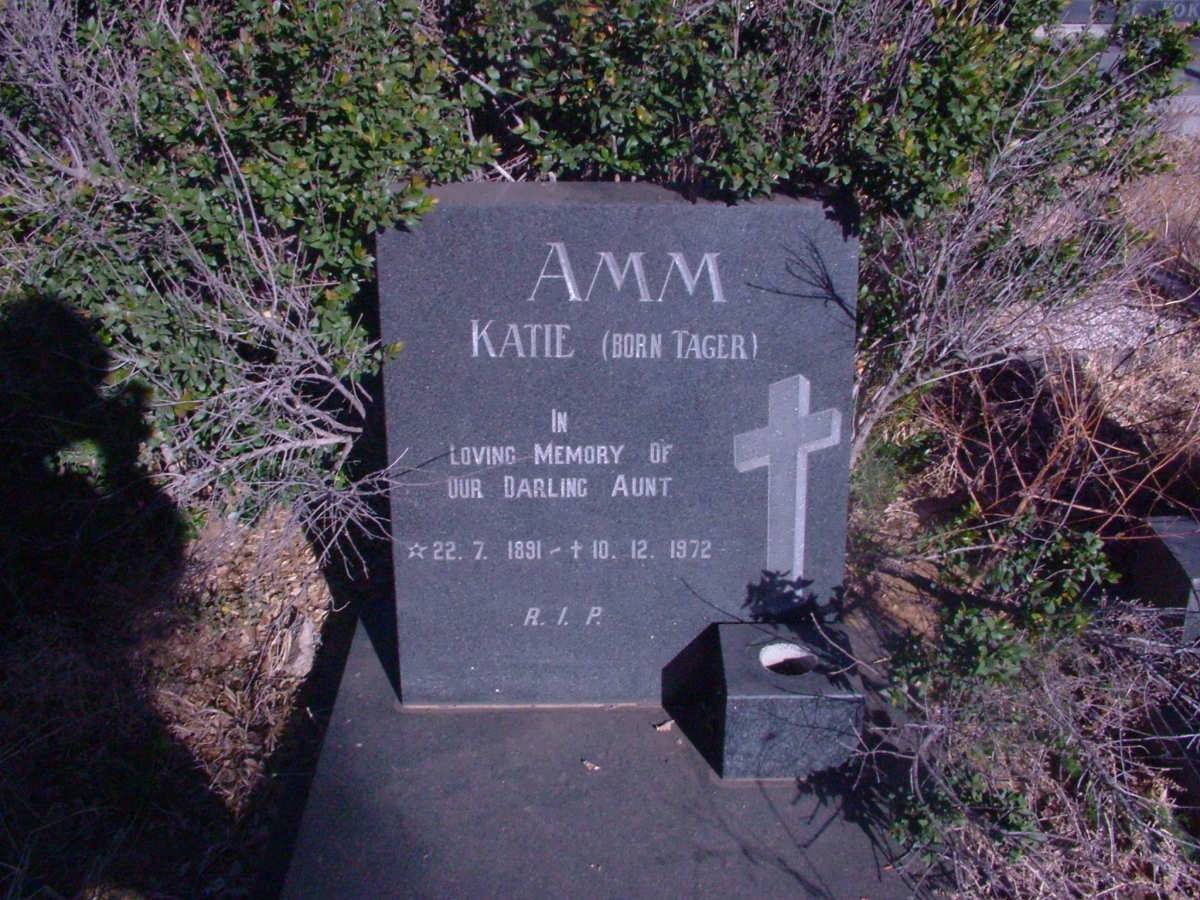 AMM Katie nee TAGER 1891-1972