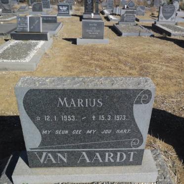 AARDT Marius, van 1953-1973