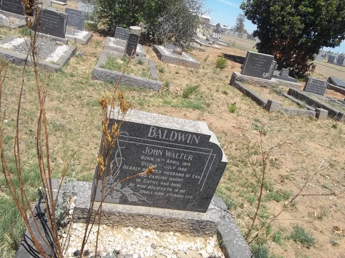 BALDWIN John Walter 1914-1956