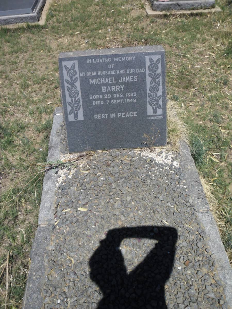 BARRY Michael James 1899-1948