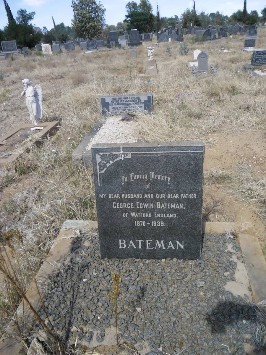 BATEMAN George Edwin 1870-1939