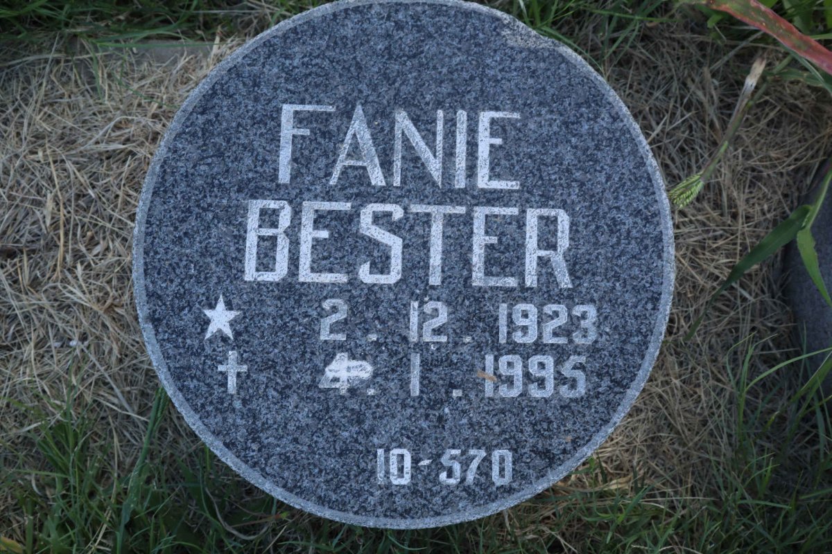 BESTER Fanie 1923-1995