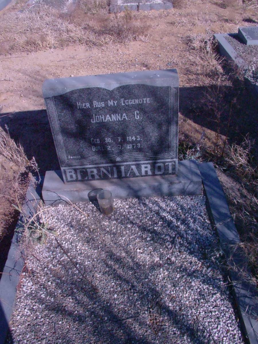 BERNHARDT Johanna C. 1943-1973