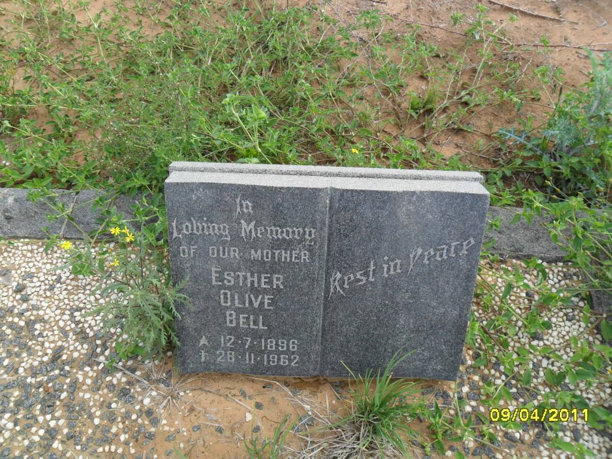 BELL Esther Olive 1896-1962