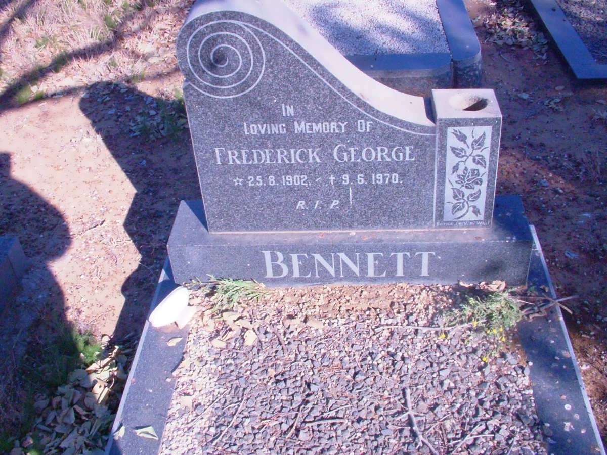 BENNETT Frederick George 1902-1970