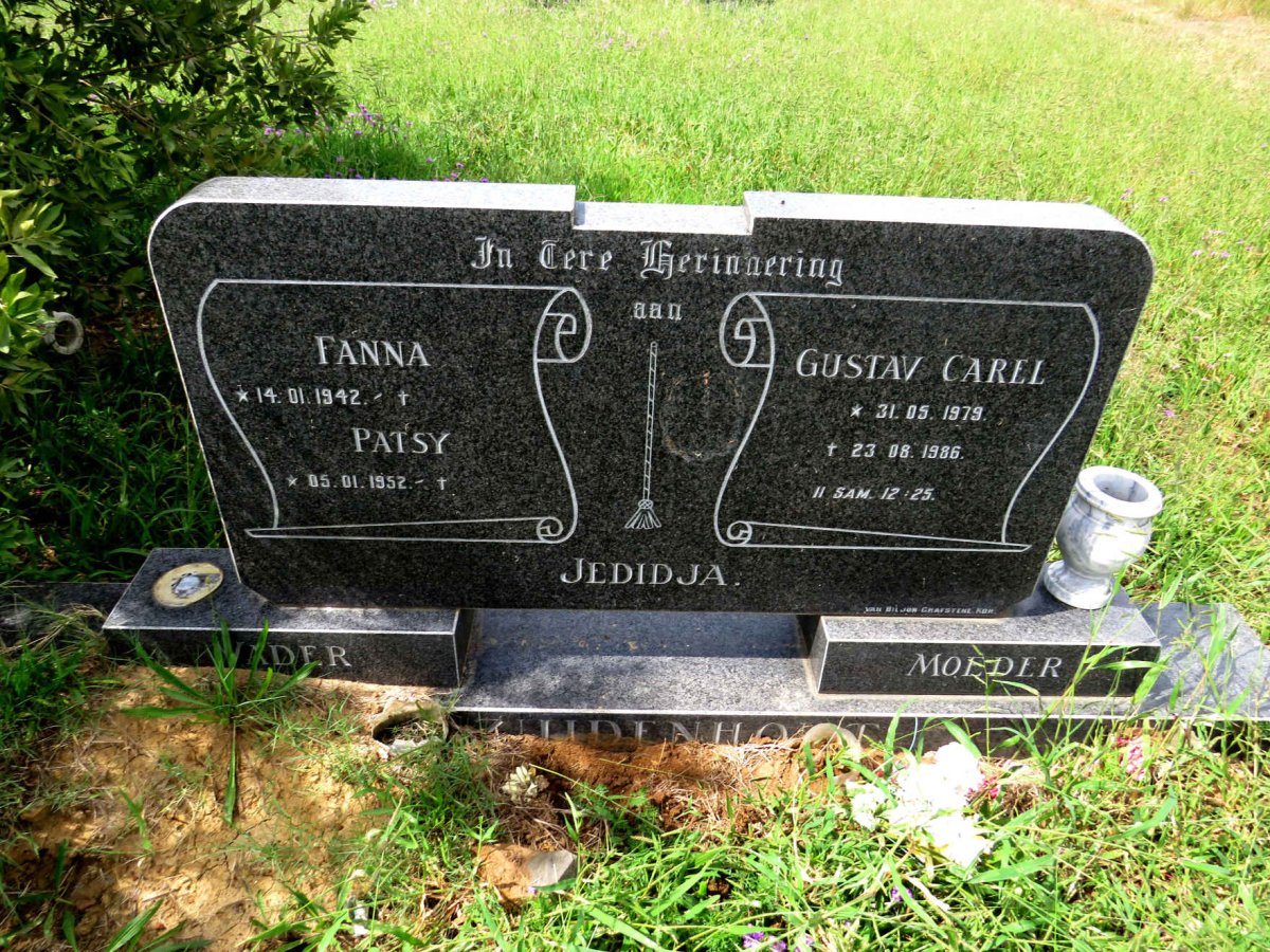 BEZUIDENHOUT Fanna 1942- & Patsy 1952- :: BEZUIDENHOUT Gustav Carel 1979-1986