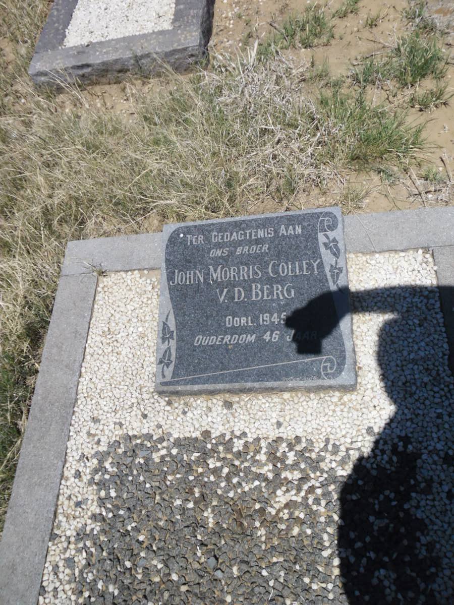 BERG John Morris Colley, v.d. -1945