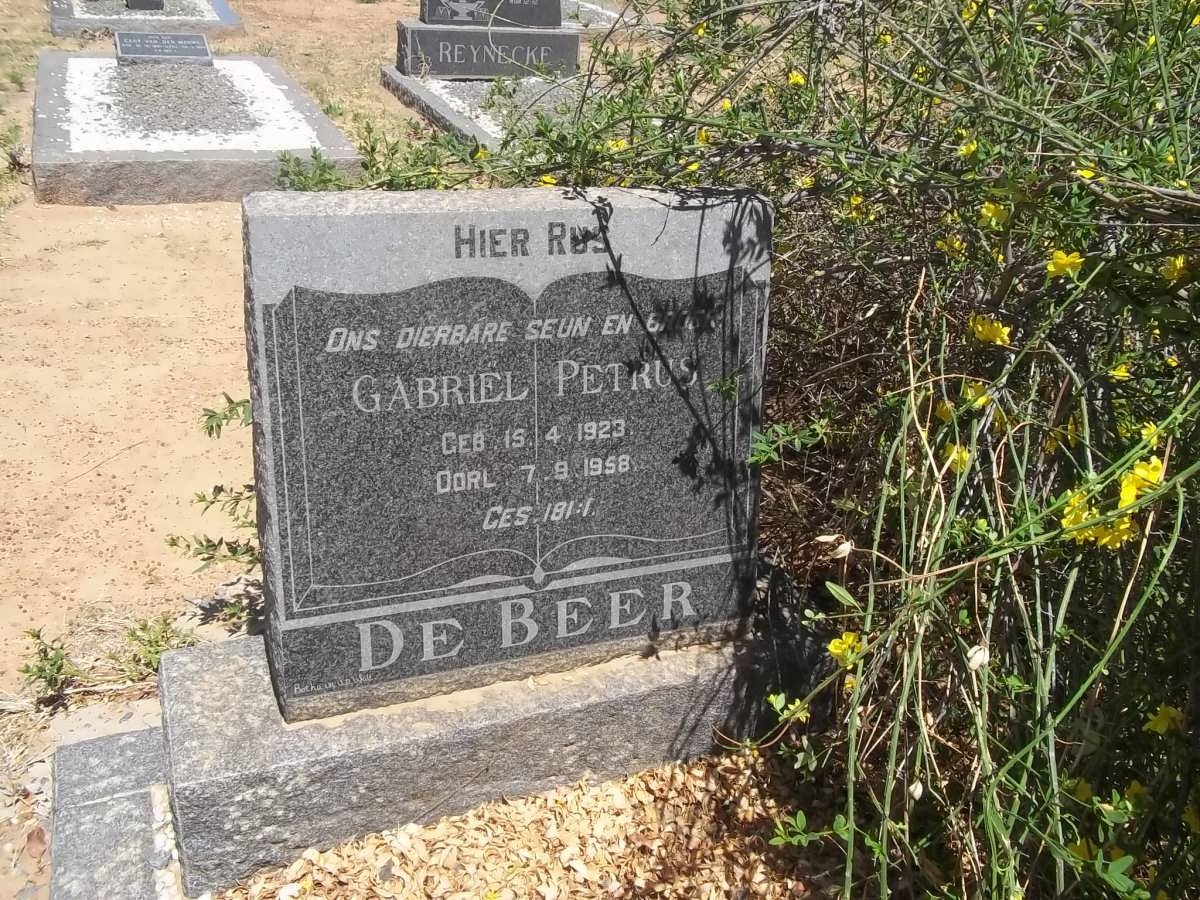 BEER Gabriel Petrus, de 1923-1958