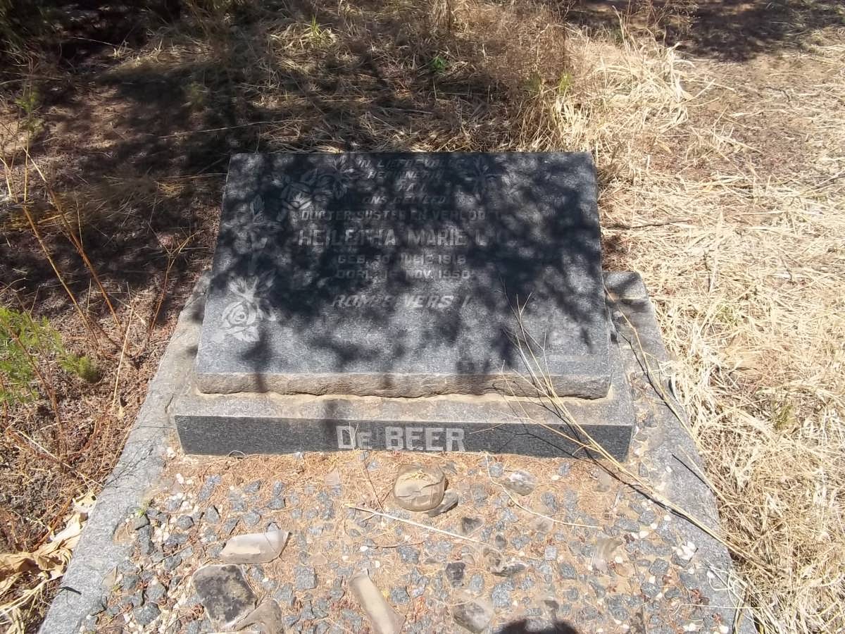 BEER Heiletha Marie, de  1918-1950