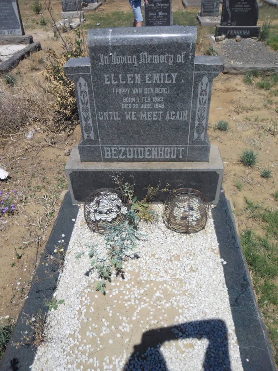 BEZUIDENHOUT Ellen Emily nee VAN DEN BERG 1893-1948
