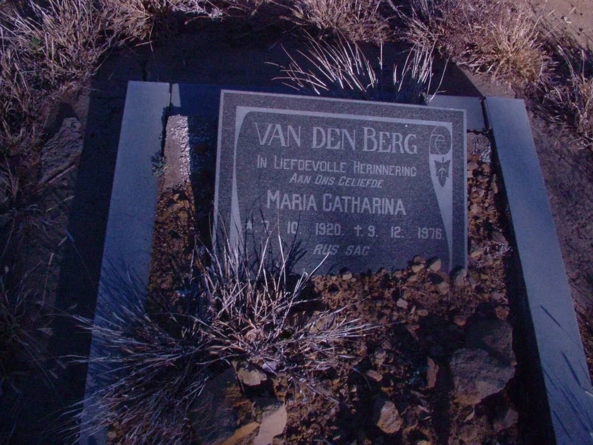 BERG Maria Catharina, van den 1920-1976