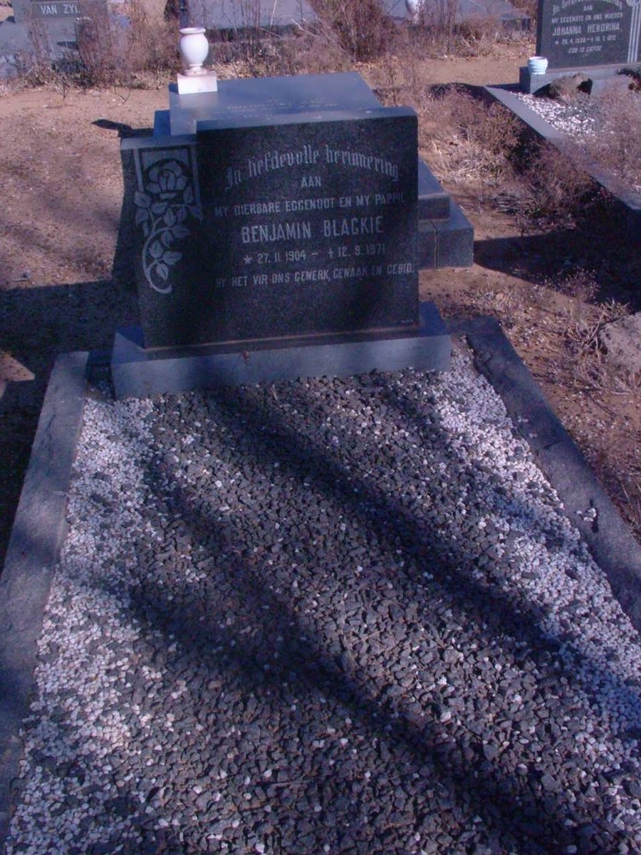 BLACKIE Benjamin 1904-1971