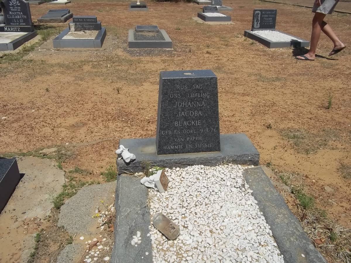 BLACKIE Johanna Jacoba 1976-1976