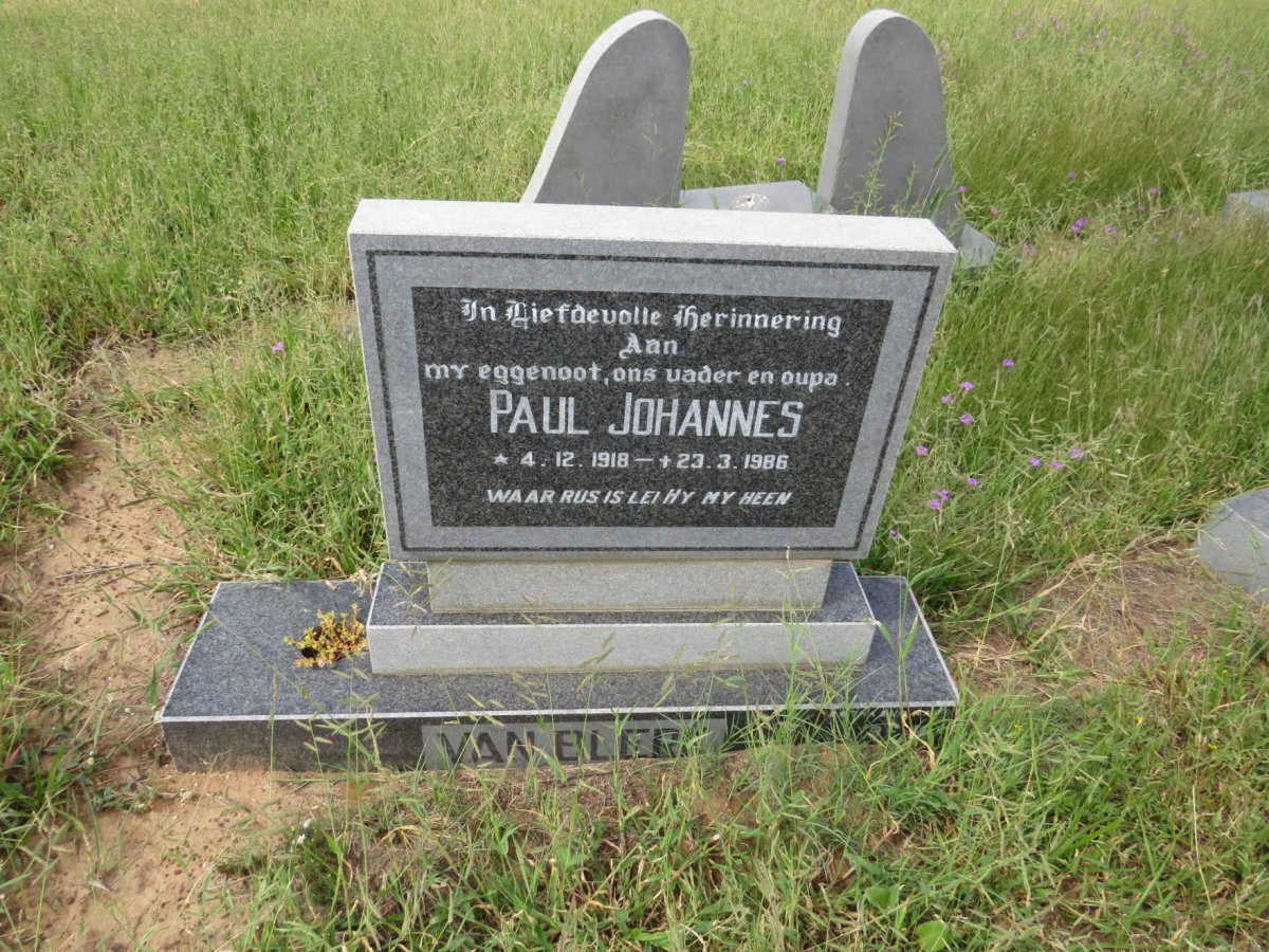 BLERK Paul Johannes, van 1918-1986