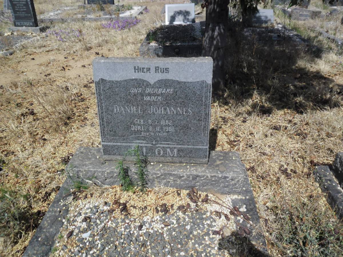 BLOM Daniel Johannes 1882-1961