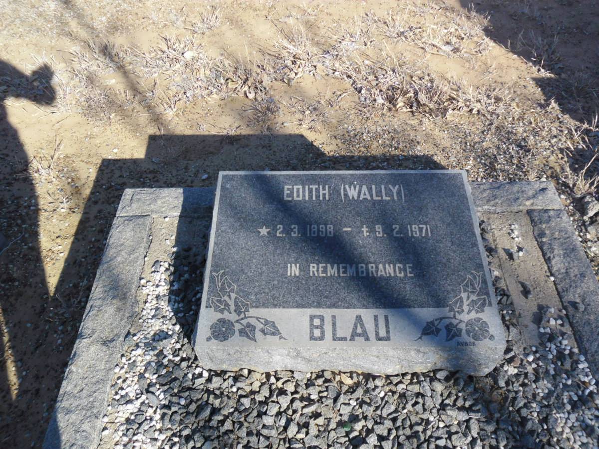 BLAU Edith 1898-1971