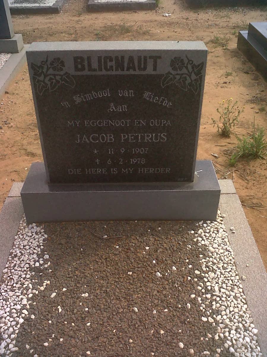 BLIGNAUT Jacob Petrus 1907-1978